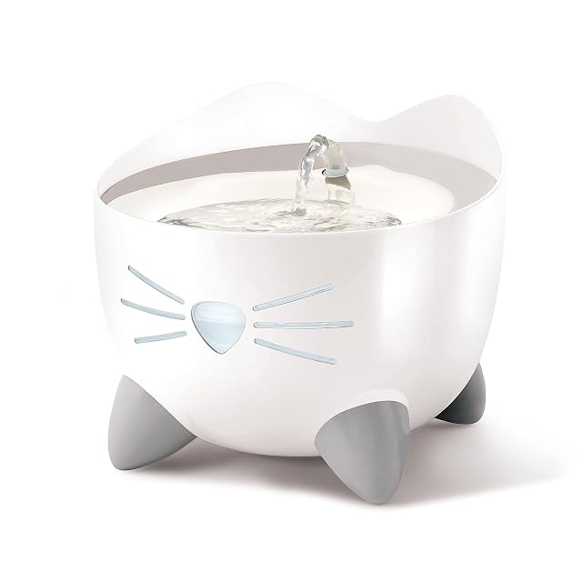 Catit PIXI Trinkbrunnen aus Edelstahl für Katzen