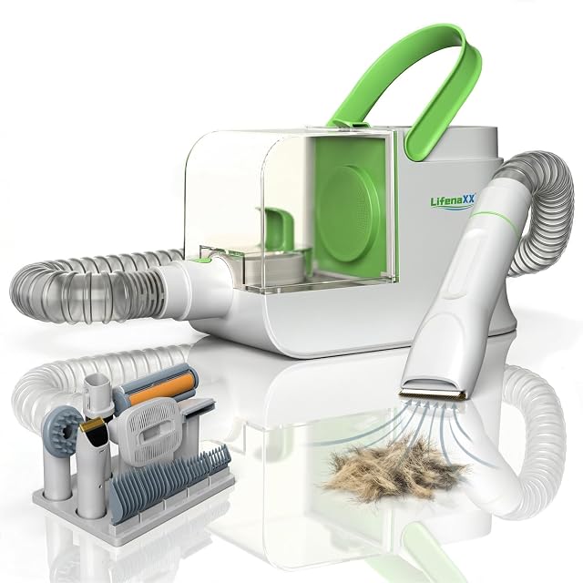 Lifenaxx LX-052 6-in-1 Fellpflege-Set mit Sauger