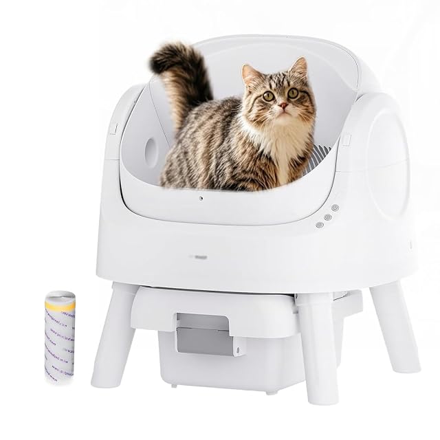 PetPivot AS15 automatische Katzentoilette, oben offen