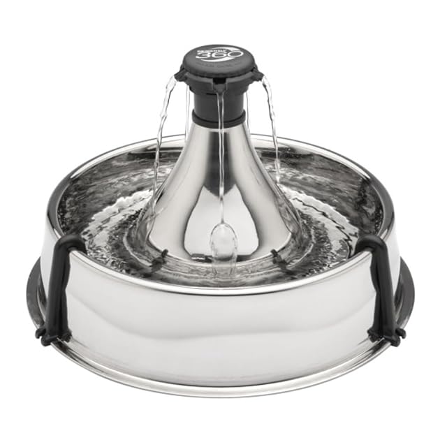 PetSafe Drinkwell 360 Multi-Pet Trinkbrunnen aus Edelstahl