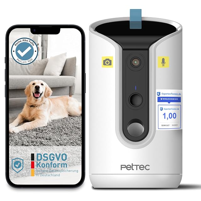 PetTec 360 Haustierkamera mit Futterautomat